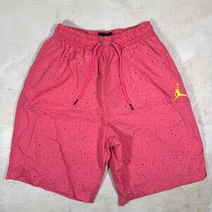 JORDAN Jumpman Poolside Shorts Pink Men's Size M CZ4751-675 Swim